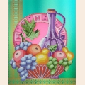 Схема для вышивания бисером КАРТИНЫ БИСЕРОМ "Натюрморт с фруктами"